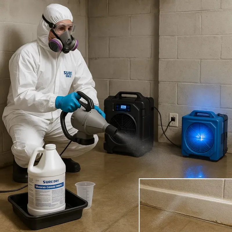 Sanitization and Odor Removal process in Atkins, IA